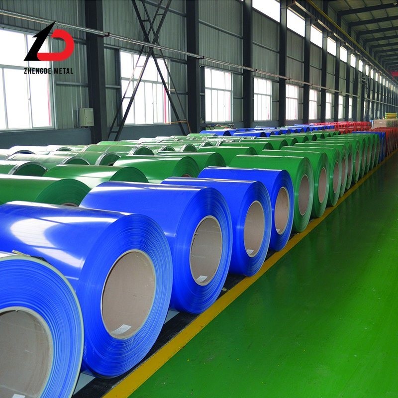 JIS PPGI Steel Coil 20 Gauge 28 Gauge Color Coated Galvanized Steel Coil