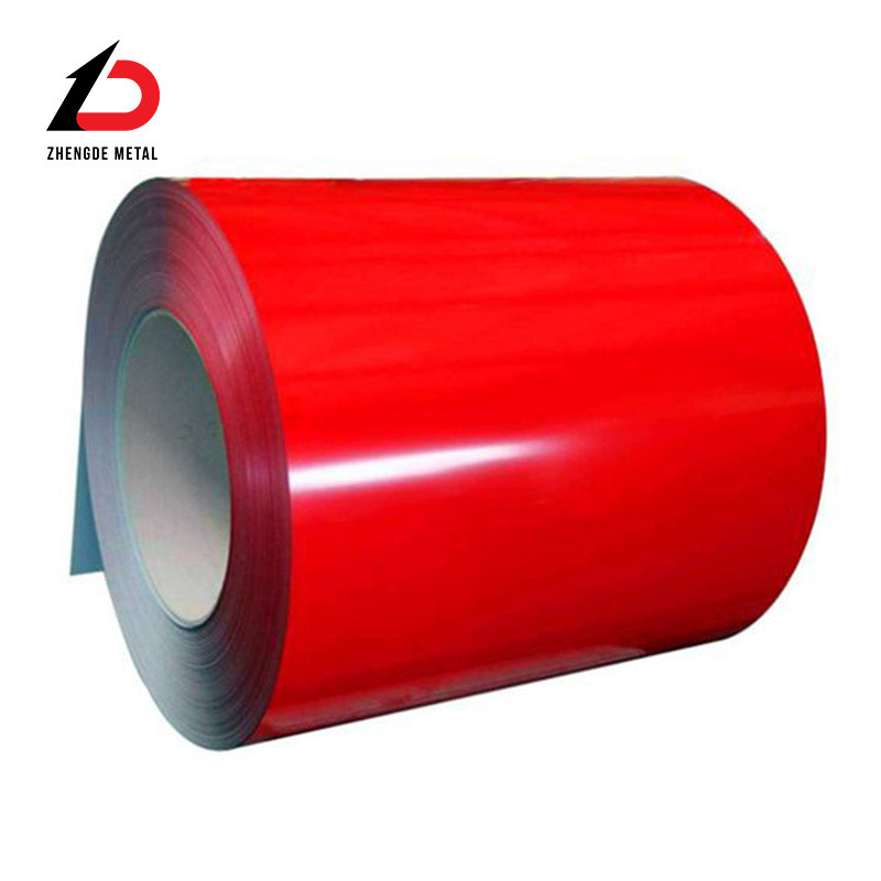 Galvanized Zinc Coating Steel Coil Red Double Coated Color Painted