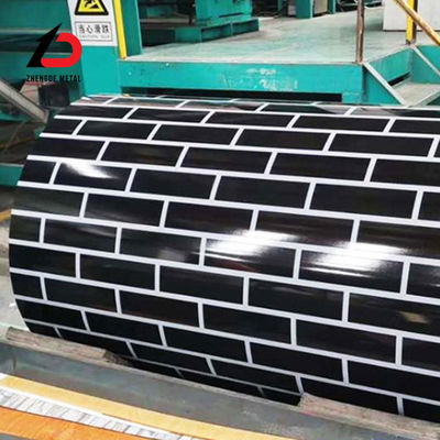 Prepainted PPGI Steel Coil Decoiling 0.5mm PVDF / HDP / SMP / PE / PU