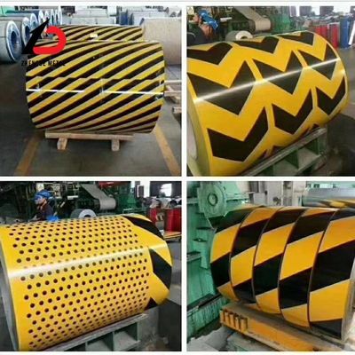 Ral PPGI Prepainted Cold Rolled Steel Coil CGCC 15 Microns Slit Edge