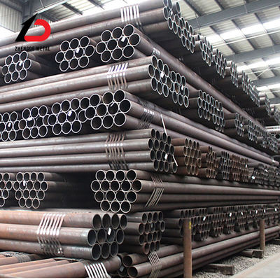 Factory Direct JIS Standard En 10219 S235jr S355gh Seamless Mild Steel Pipe Black Iron Steel Tube 6m 12m Carbon Steel Seamless Tube Price