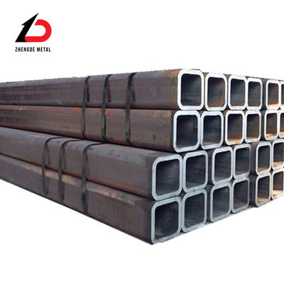 China Factory S235jr Ss400 S235j0 A572 Carbon Steel Rectangular Seamless Tube Low Carbon Seamless Steel Tube Galvanzied Rectangular Tube for Building Material