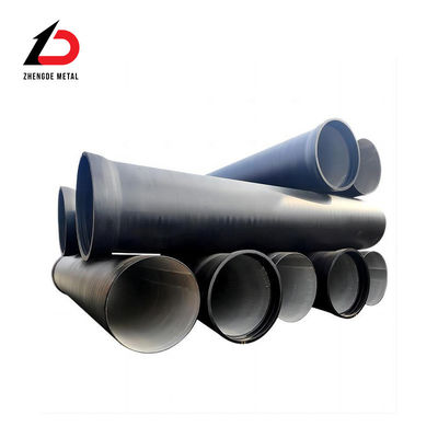 Customized Size ISO2531 Cement Lined Ductile Cast Iron Pipes K9 for Potable Water