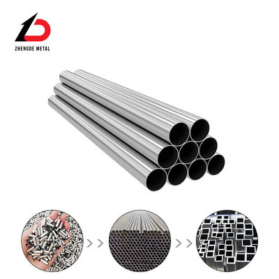 Round Stainless Steel Pipe ASTM A270 A554 SS304 316L 316 310S 440 1.4301 321 904L 201 Square Pipe Inox Ss Seamless Tube Ss Pipe Price