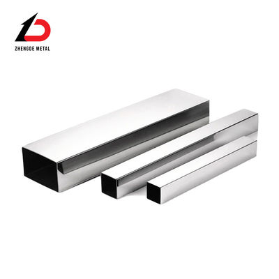 DIN Polished Stainless Steel Rectangular Tubing Ss 201 304 Ss Polished Pipe