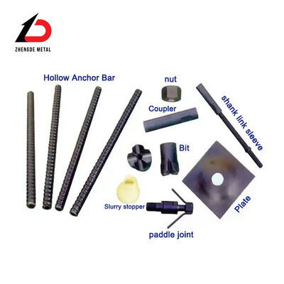 Round Hot Rolled Anchor Rod / Self Drilling Anchor Bolt Pipeline Transport