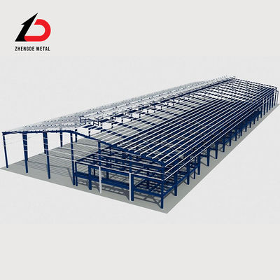 Commercial Metal Frame Warehouse Prefabricated DIN Standard ODM