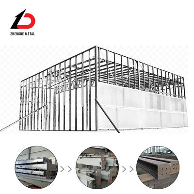 Wear Resistance Steel Frame Structure Prefabricated Metal Workshop Galvanized