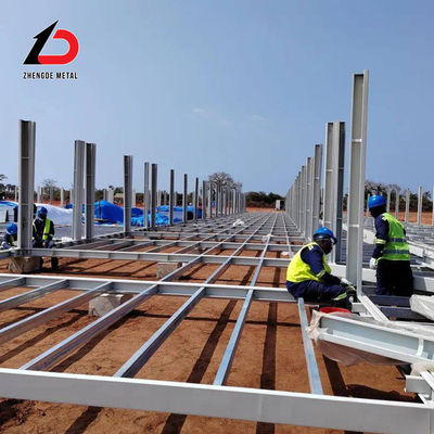 Hot Rolled Galvanized Prefabricated Steel Structure Building Office Factory Workshop