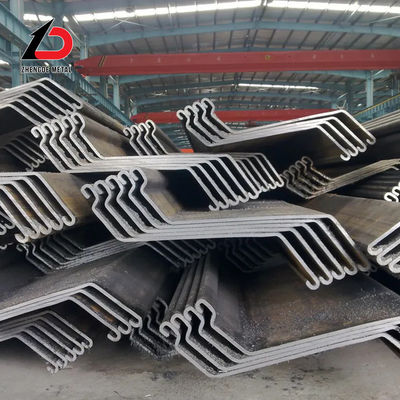                 Customized Hot Rolled PU32-1 PU32+1 PU 32 Larsen Sy390 Sy295 Type U Z II 2 Shape Mild Low Carbon Steel Sheet Piles Manufacture Price             