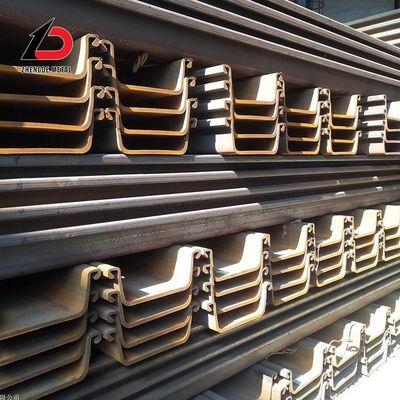 China Type U Z II 2 Shape Hot Rolled PU32-1 PU32+1 PU 32 Larsen Sy390 Sy295 Ms Mild Low Carbon Steel Sheet Pile for Struction Factory Price