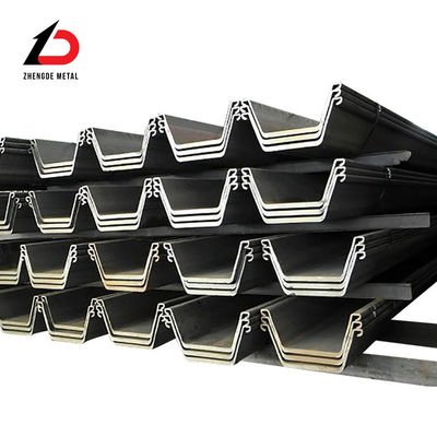 China Type U Z II 2 Shape Hot Rolled PU32-1 PU32+1 PU 32 Larsen Sy390 Sy295 Ms Mild Low Carbon Steel Sheet Pile for Struction Factory Price