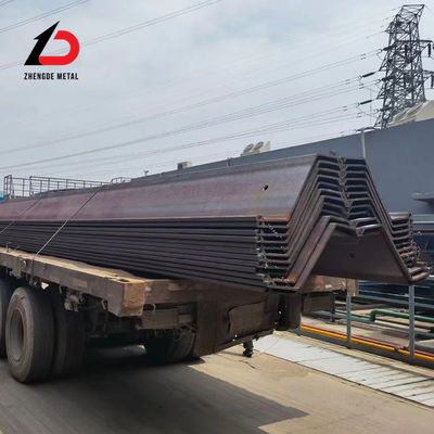 ASTM A690 U Type Steel Sheet Piles Cold Rolled Customize Surface
