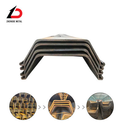 400*170 U Z L Steel Sheet Pile With Customized Size