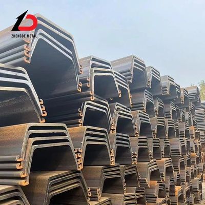 S275 S355 Q345 Z Type Sheet Pile 400X100X10.5mm 6-12m U/C/Z/T Type