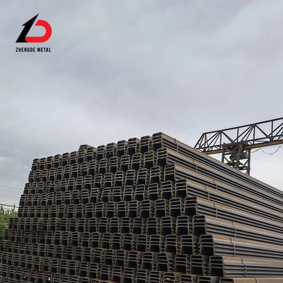 Z Type hot rolled sheet piles OEM For Port Construction And Deep Foundation