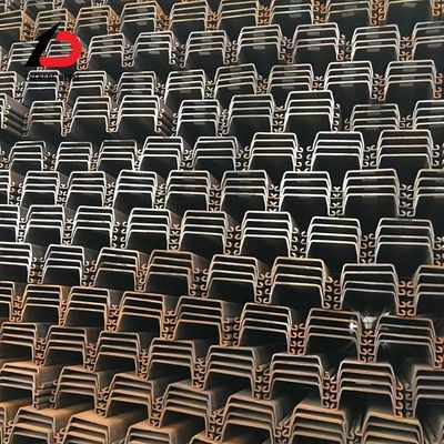 Z Type hot rolled sheet piles OEM For Port Construction And Deep Foundation