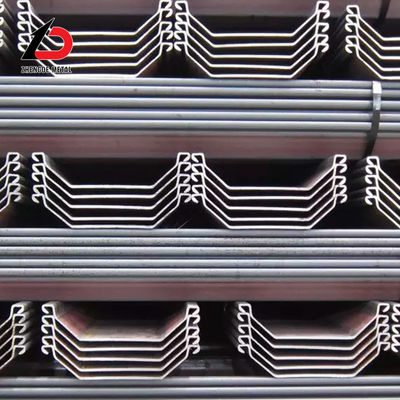 Az12 Au20 Steel Sheet Pile Customized Cold Formed Sheet Piles
