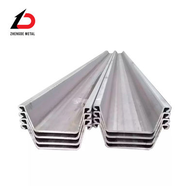 Machinability Interlocking Sheet Piles Z Type U Type JIS5528 GB T20933-2014