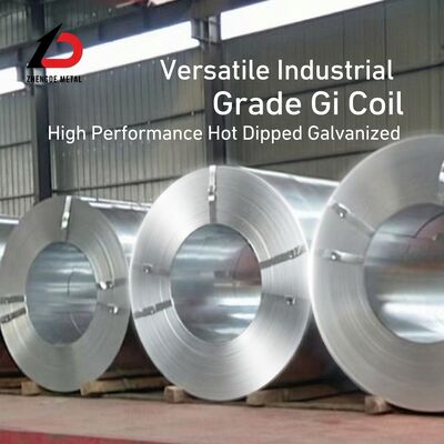DX51D Z275 Galvanized Steel Coil 0.3-3.0mm 600-1500mm Regular Spangle Surface with 275g/m² Coating