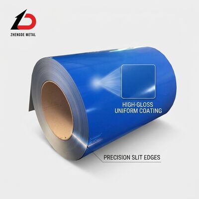 DX51D Z100-Z275 PE Coated Prepainted Galvanized Steel Coil for Roofing Sheet Construction Export