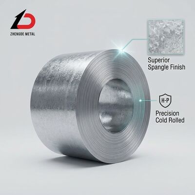 Zero Spangle Chromated Galvanized Steel Coil 0.4-1.0mm for Appliance Panels