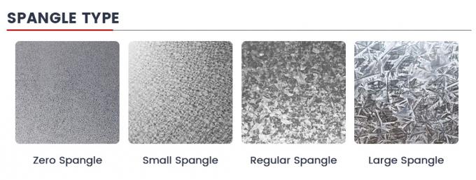 ASTM JIS Dx51d Galvanized Rolled Coil Hot Dipped With Normal Spangle Coating 4