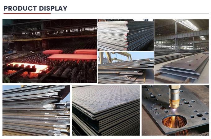 ISO Carbon Steel Sheet Plate Ss400 Ss355jr S275jr HRC Ms Hot Rolled Mild 8