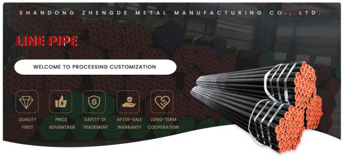 Hot Selling Oil Pipe Line API 5L ASTM A106 A53 Seamless Steel Pipe Carbon Steel Pipeline for Gas Tube with High Precision Price 0