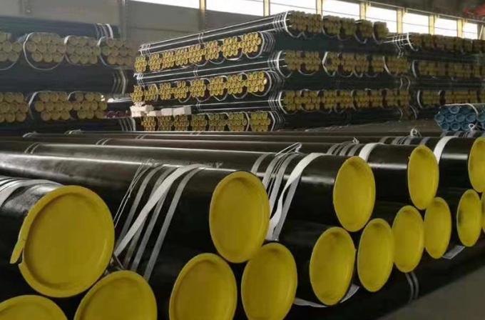 Wholesale PE 3lpe 5CT Coating High Precision Mild Ms Black Low Carbon Steel Pipe for Standard Oil and Gas Pipeline Factory Price 5