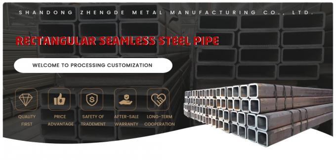 A36 1020 Ss400 20*20 25*25 30*30 100*100 200*200 20*40 30*40 Black Carbon Steel Seamless Rectangular/Square Pipe/Tube for Building Material 0