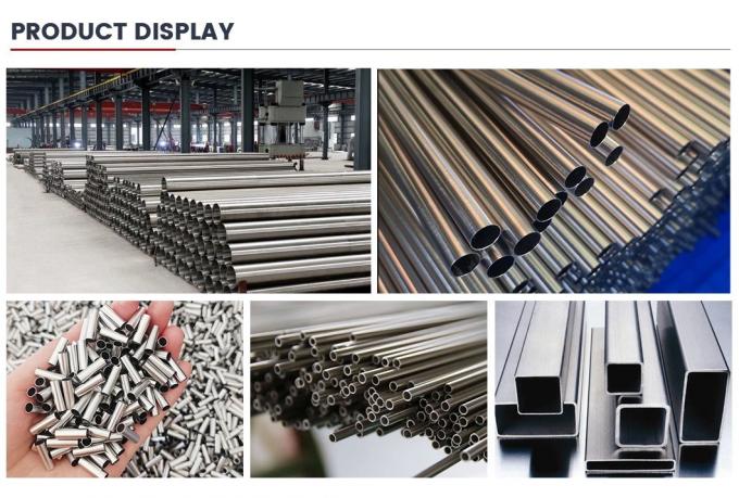 Round Stainless Steel Pipe ASTM A270 A554 SS304 316L 316 310S 440 1.4301 321 904L 201 Square Pipe Inox Ss Seamless Tube Ss Pipe Price 11