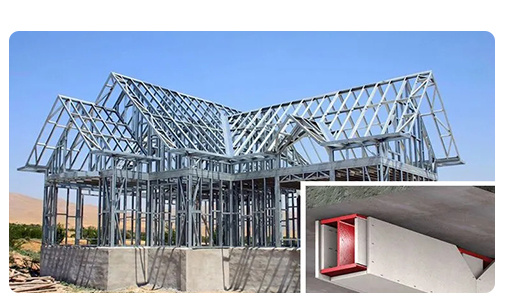 Inquiry About House with Steel Structure Frame Welded Sandwich Panel Steel Structure Prefab Building Steel Frame Structure Structure Steel Fabrication