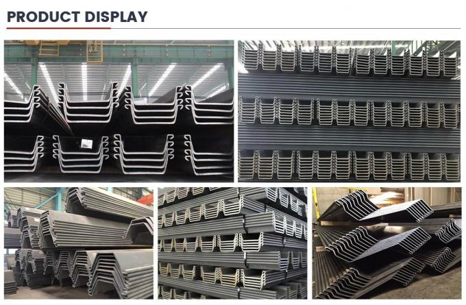 Hot Selling Cheap Steel Sheet Pile Type 2 Sy295/Sy390 Sheet Pile U Shaped Z Shaped Sheet Pile 10.5mm Steel Sheet Pile Price