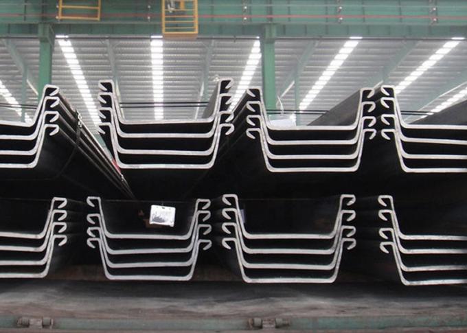 AISI Standard 400 X 100 Carbon Steel Sheet Piles Cold Formed  U Z Type 3
